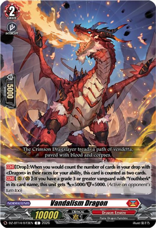 Vandalism Dragon - DZ-BT14/073EN - Common