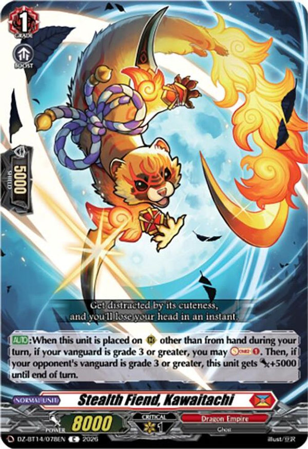 Stealth Fiend, Kawaitachi - DZ-BT14/078EN - Common