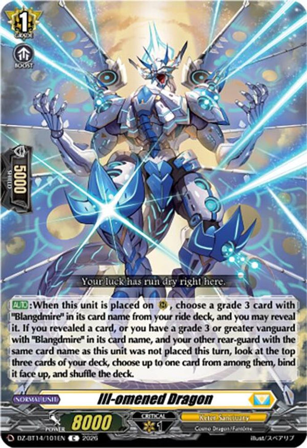 Ill-omened Dragon - DZ-BT14/101EN - Common