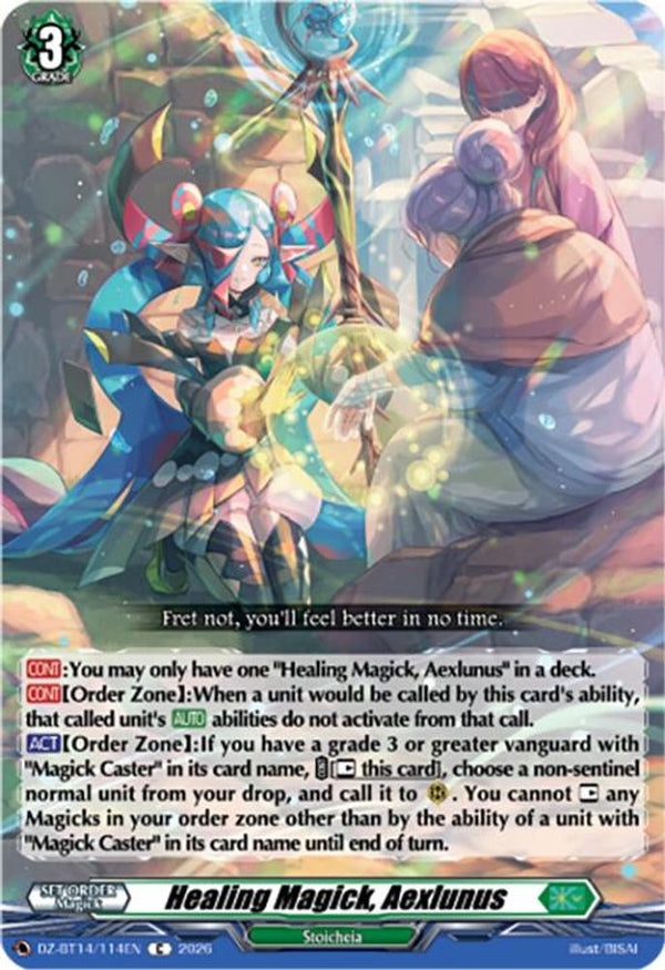 Healing Magick, Aexlunus - DZ-BT14/114EN - Common