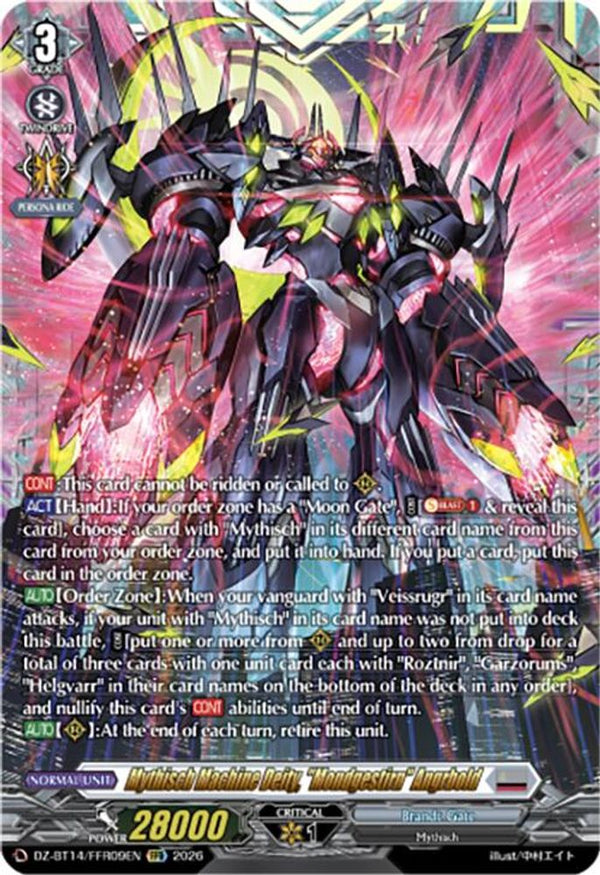 Mythisch Machine Deity, "Mondgestirn" Angrbold (FFR) - DZ-BT14/FFR09EN - Double Frame Rare