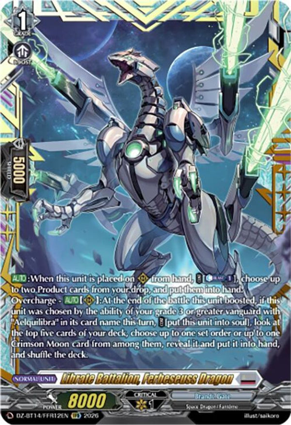 Librate Battalion, Ferbeseuss Dragon (FFR) - DZ-BT14/FFR12EN - Double Frame Rare