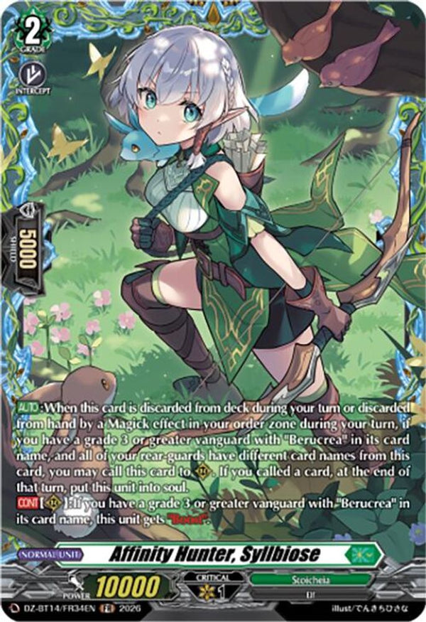 Affinity Hunter, Syllbiose (FR) - DZ-BT14/FR34EN - Frame Rare