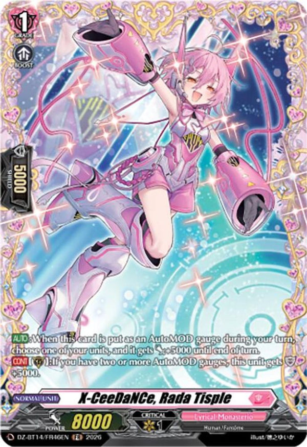 X-CeeDaNCe, Rada Tisple (FR) - DZ-BT14/FR46EN - Frame Rare