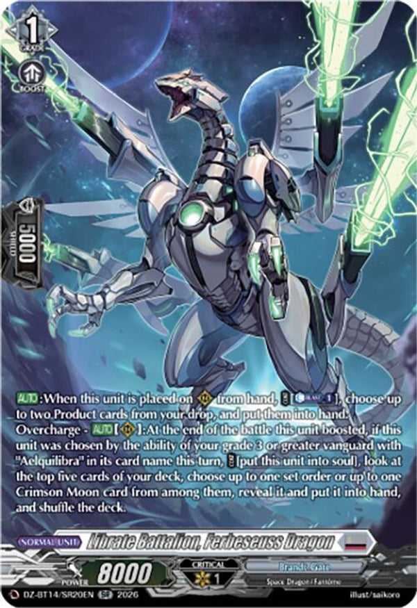 Librate Battalion, Ferbeseuss Dragon (SR) - DZ-BT14/SR20EN - Silver Rare