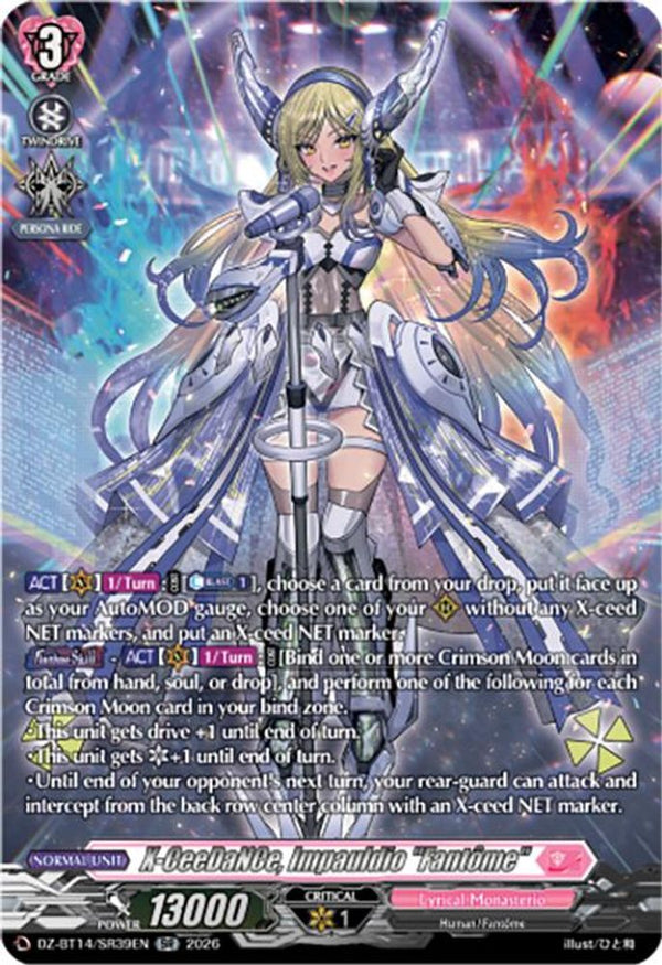 X-CeeDaNCe, Impauldio "Fantome" (SR) - DZ-BT14/SR39EN - Silver Rare