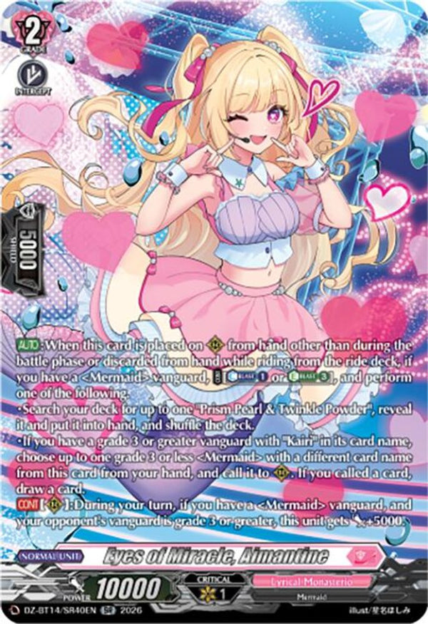 Eyes of Miracle, Aimantine (SR) - DZ-BT14/SR40EN - Silver Rare