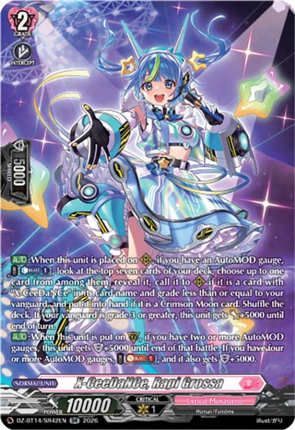 X-CeeDaNCe, Rapi Grossa (SR) - DZ-BT14/SR42EN - Silver Rare