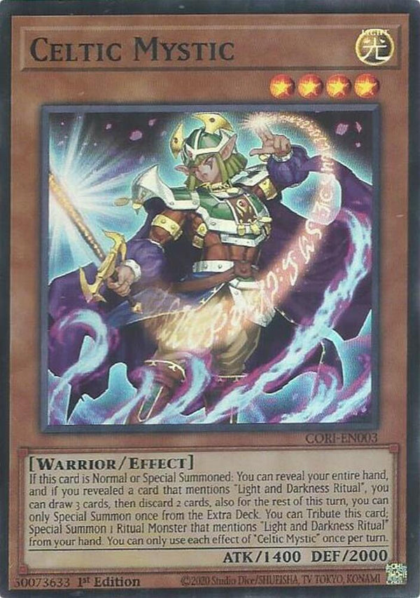 Celtic Mystic - CORI-EN003 - Super Rare - 1st Edition