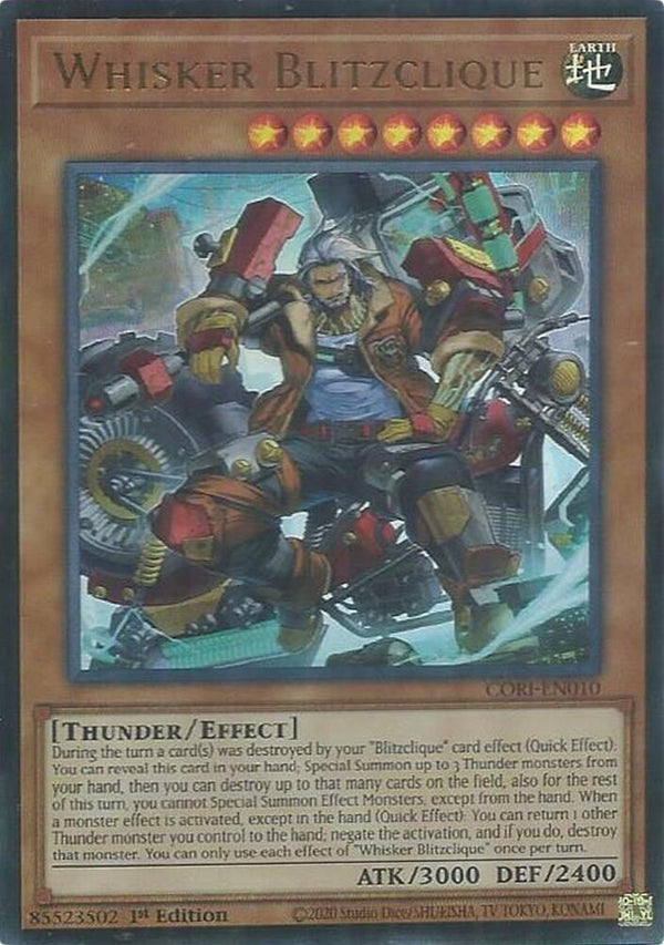 Whisker Blitzclique - CORI-EN010 - Ultra Rare - 1st Edition