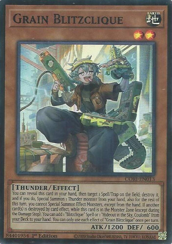 Grain Blitzclique - CORI-EN013 - Super Rare - 1st Edition