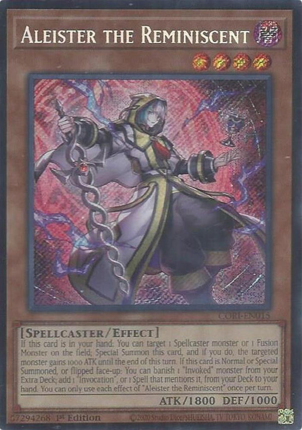 Aleister the Reminiscent - CORI-EN015 - Secret Rare - 1st Edition
