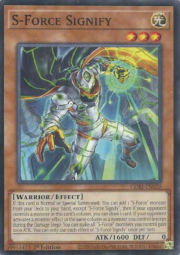 S-Force Signify - CORI-EN020 - Common - 1st Edition