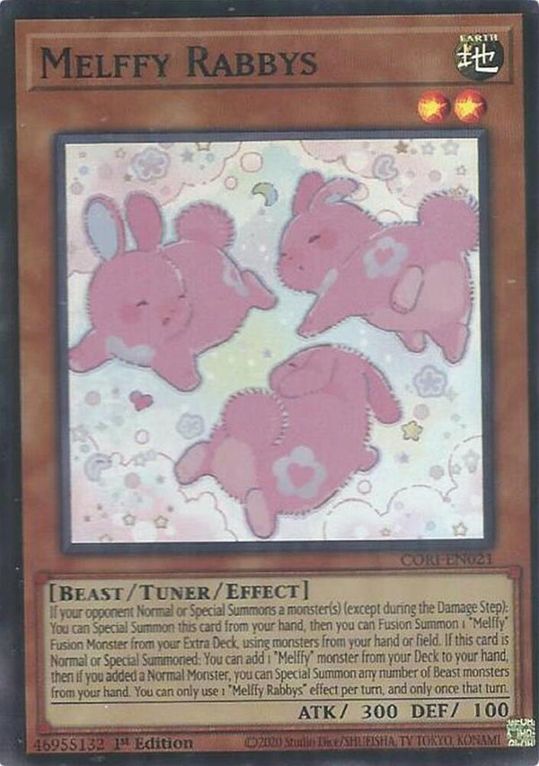 Melffy Rabbys - CORI-EN021 - Super Rare - 1st Edition