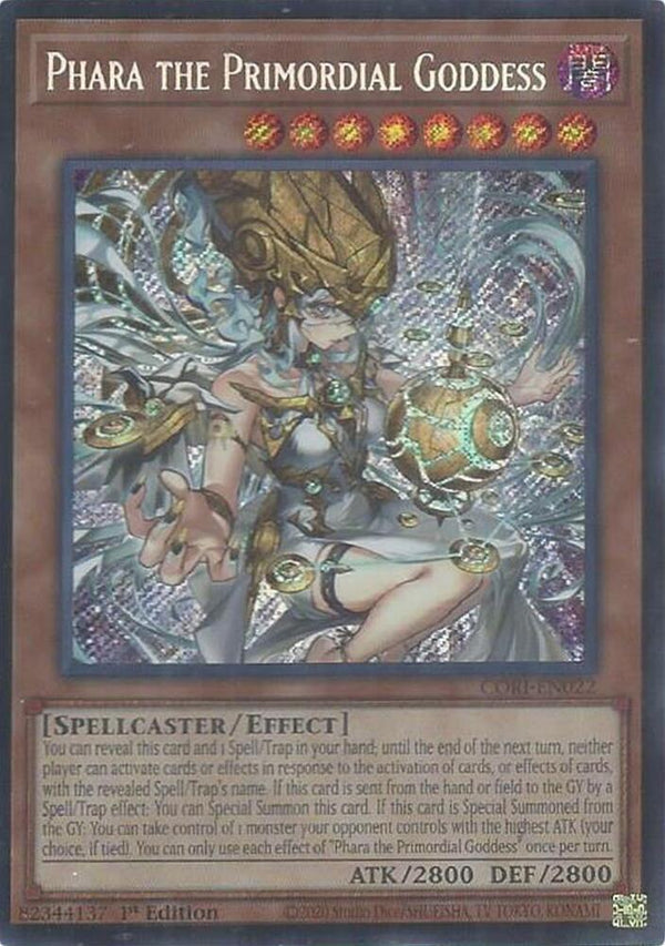 Phara the Primordial Goddess - CORI-EN022 - Secret Rare - 1st Edition