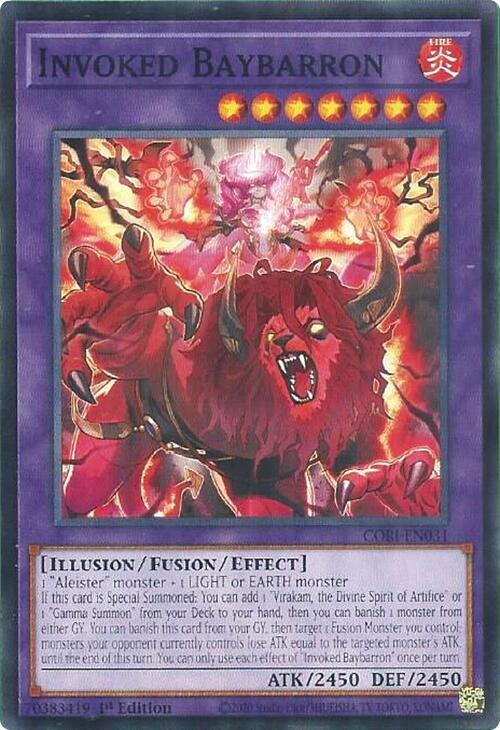 Invoked Baybarron - CORI-EN031 - Common - 1st Edition