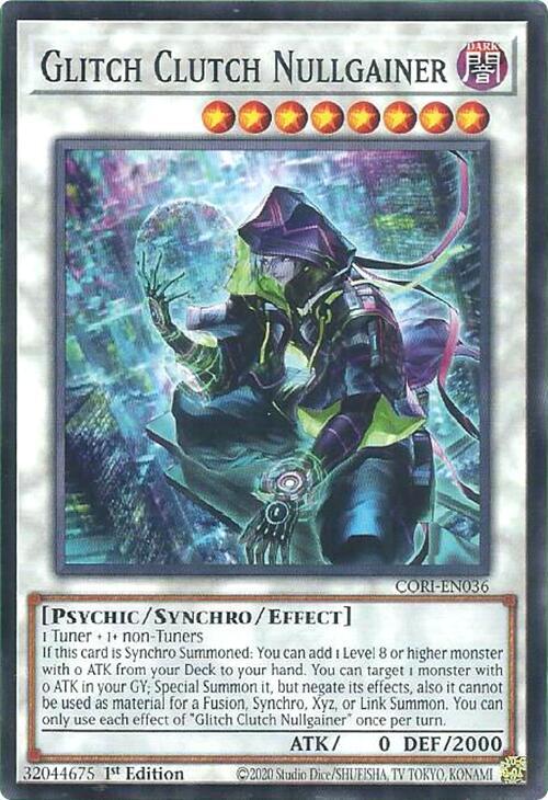 Glitch Clutch Nullgainer - CORI-EN036 - Common - 1st Edition