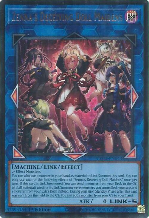 Zenna's Deceiving Doll Maidens - CORI-EN043 - Ultra Rare - 1st Edition