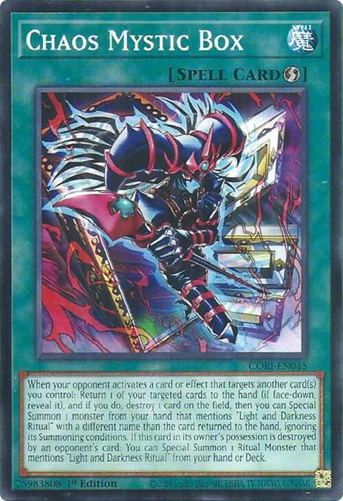 Chaos Mystic Box - CORI-EN045 - Common - 1st Edition