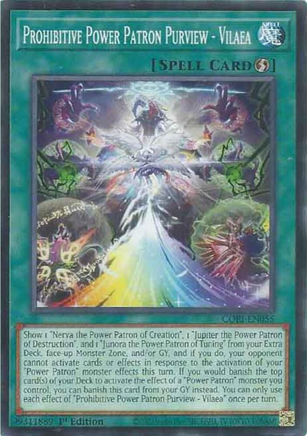 Prohibitive Power Patron Purview - Vilaea - CORI-EN055 - Common - 1st Edition
