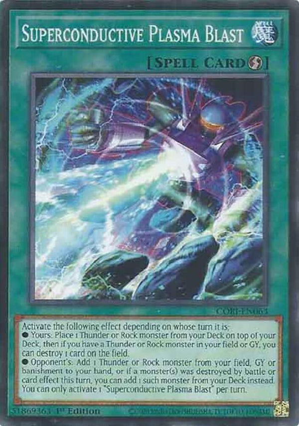 Superconductive Plasma Blast - CORI-EN063 - Common - 1st Edition