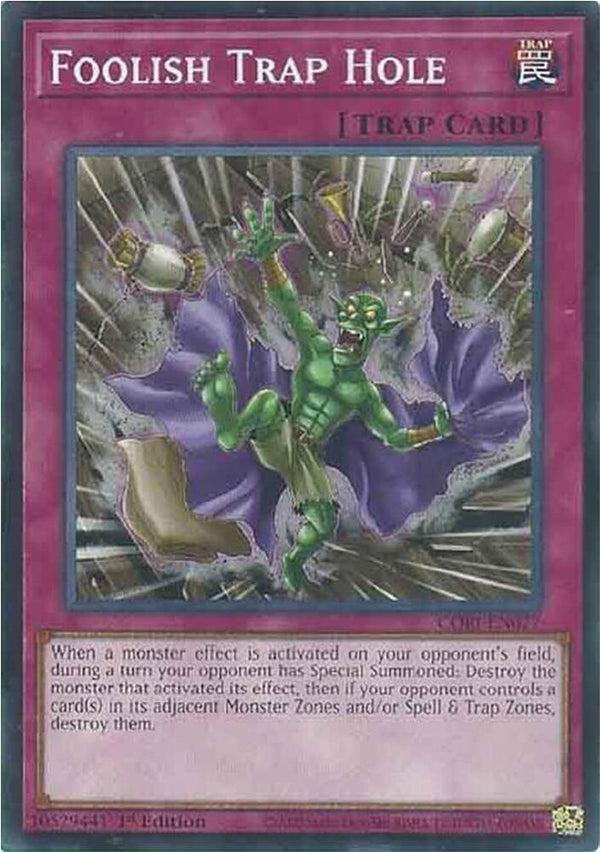 Foolish Trap Hole - CORI-EN077 - Common - 1st Edition