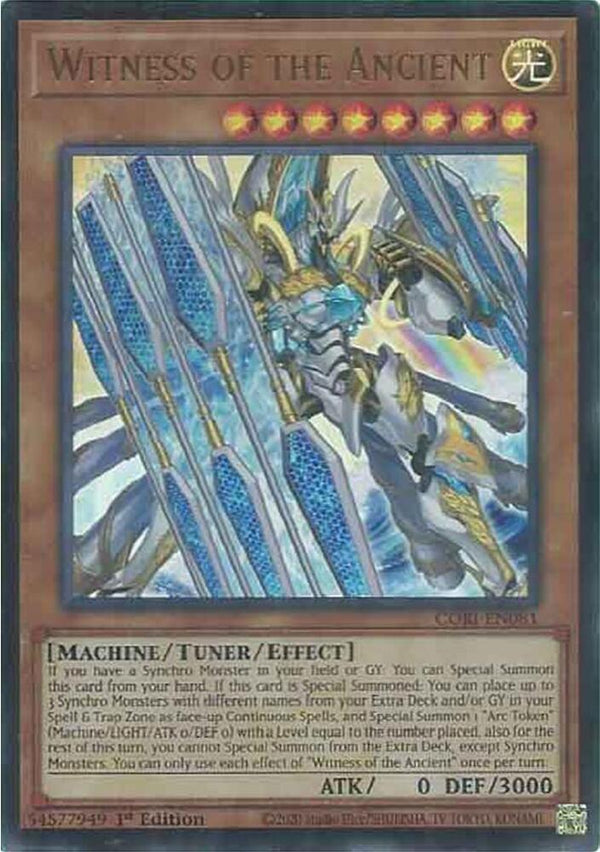 Witness of the Ancient - CORI-EN081 - Ultra Rare - 1st Edition