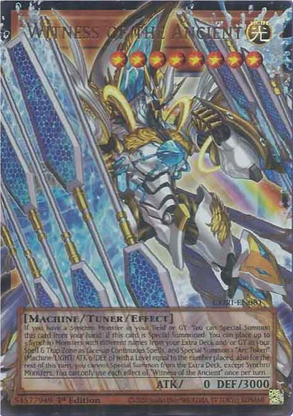 Witness of the Ancient - CORI-EN081 - Ultra Rare (Overframe) - 1st Edition