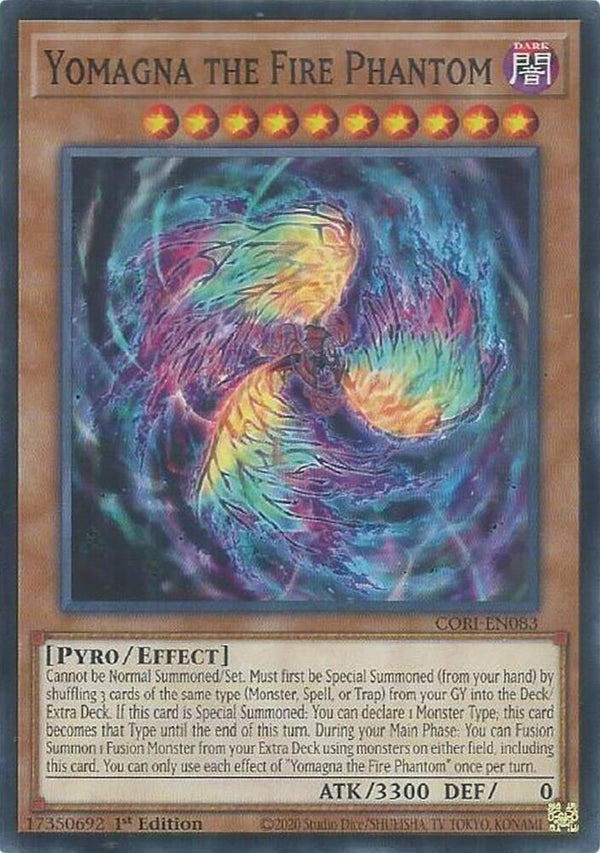 Yomagna the Fire Phantom - CORI-EN083 - Common - 1st Edition