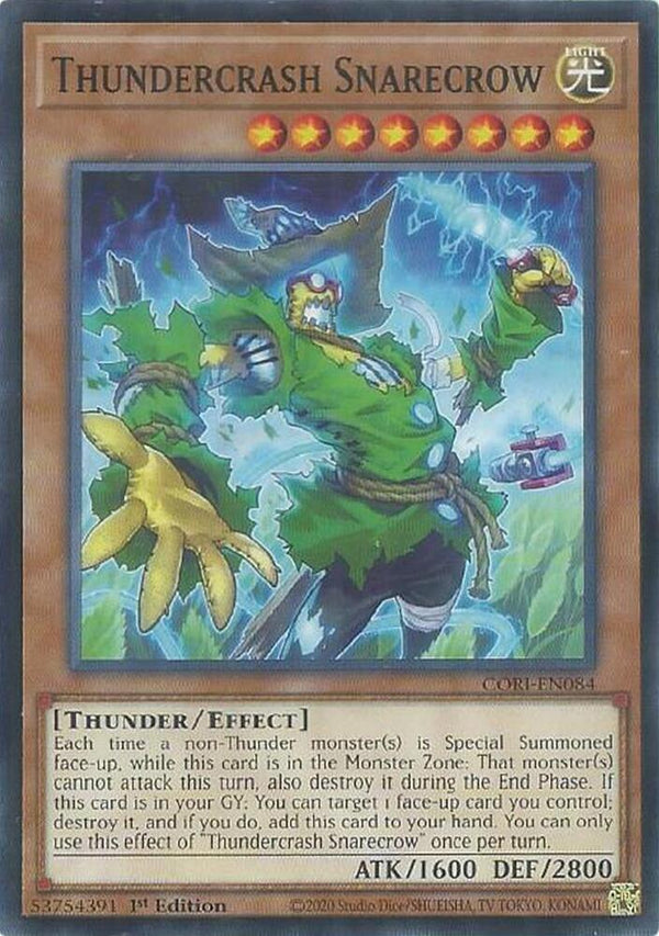 Thundercrash Snarecrow - CORI-EN084 - Common - 1st Edition