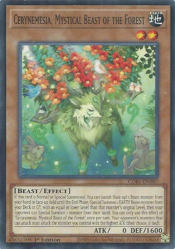 Cerynemesia, Mystical Beast of the Forest - CORI-EN087 - Common - 1st Edition