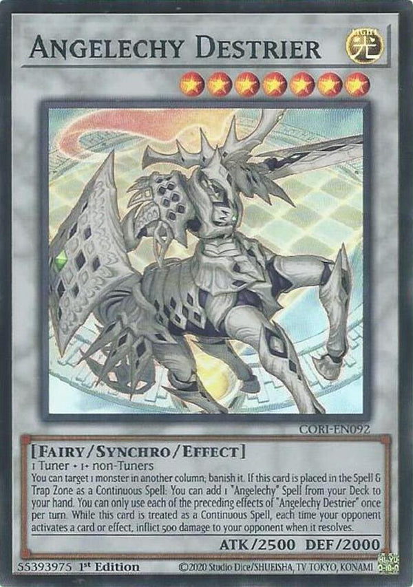 Angelechy Destrier - CORI-EN092 - Super Rare - 1st Edition