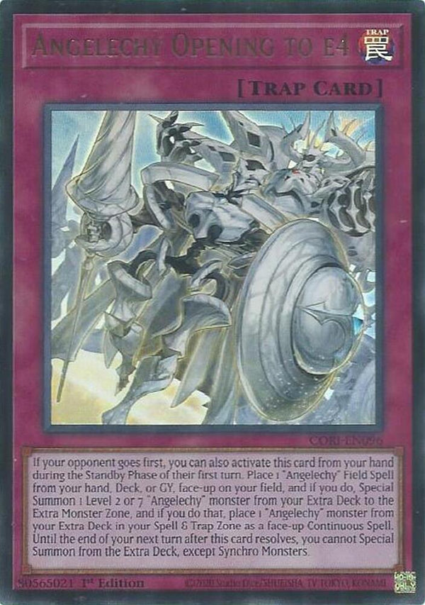 Angelechy Opening to e4 - CORI-EN096 - Ultra Rare - 1st Edition
