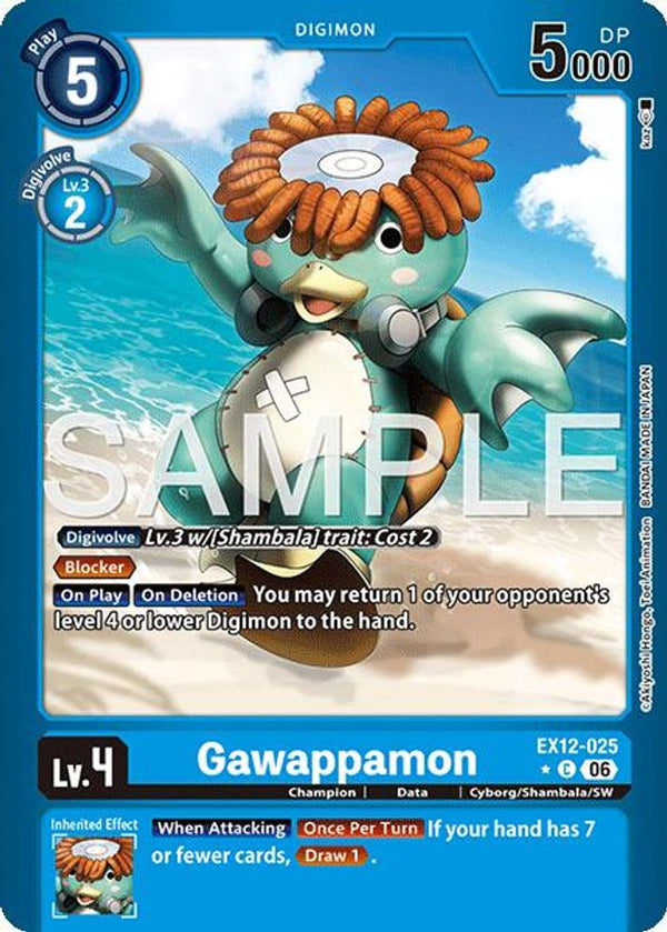 Gawappamon (Limited Foil) - EX12-025 - Common