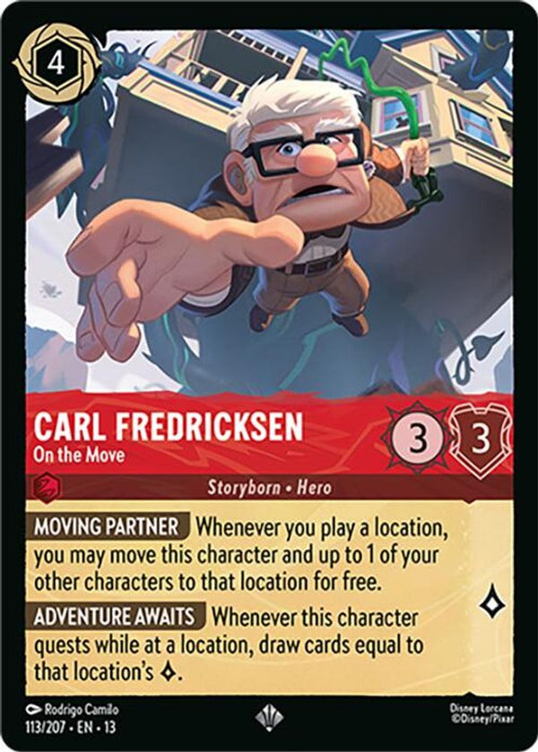 Carl Fredricksen (On the Move) - 113/207 - Super Rare