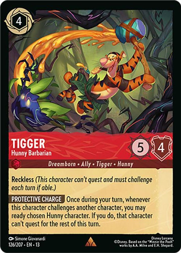 Tigger (Hunny Barbarian) - 126/207 - Rare