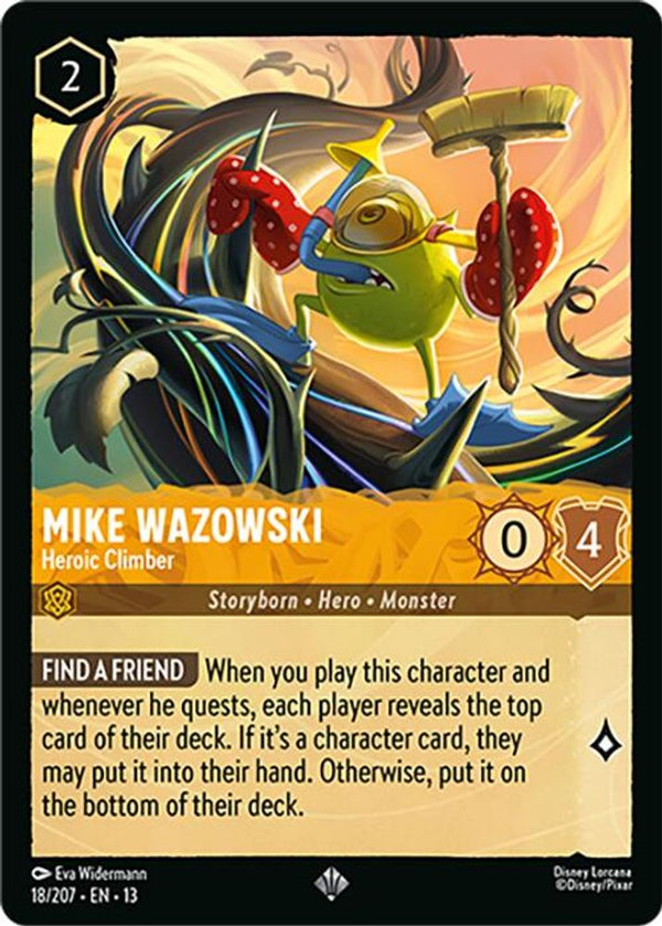 Mike Wazowski (Heroic Climber) - 18/207 - Super Rare
