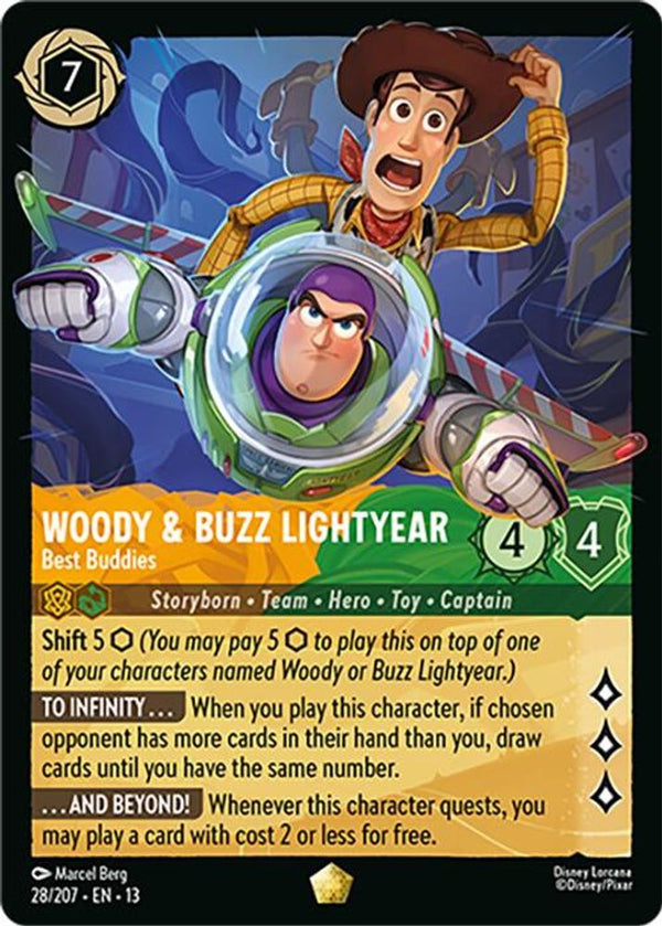 Woody & Buzz Lightyear (Best Buddies) - 28/207 - Legendary