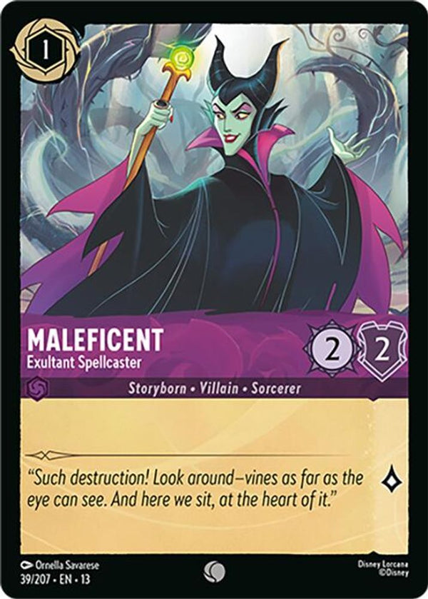Maleficent (Exultant Spellcaster) - 39/207 - Common