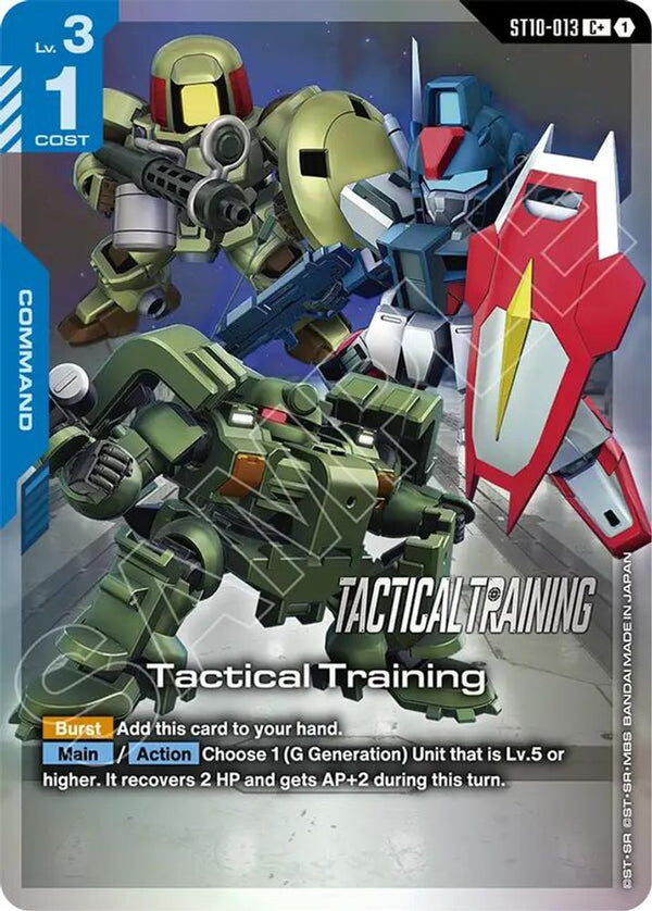 Tactical Training (C+) (Alternate Art) - ST10-013 - Common+