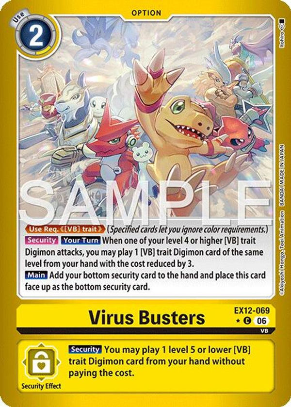 Virus Busters (Limited Foil) - EX12-069 - Common