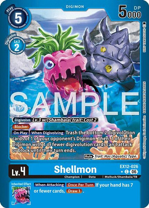 Shellmon (Limited Foil) - EX12-026 - Common