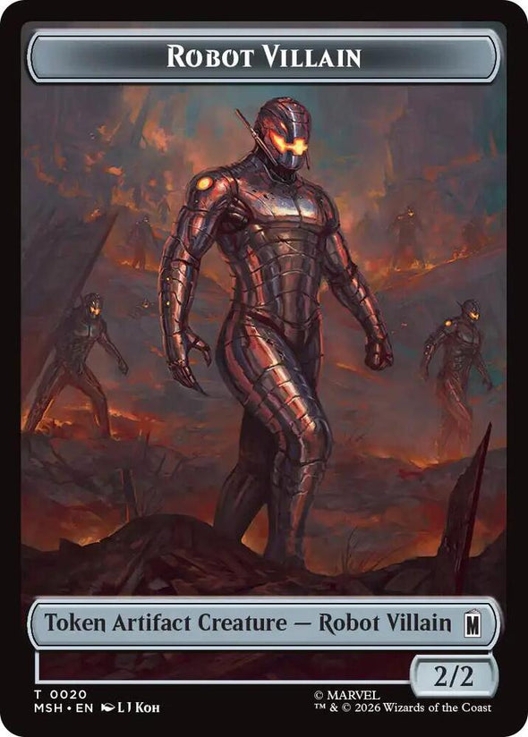 Hero // Robot Villain Token (TMSH)