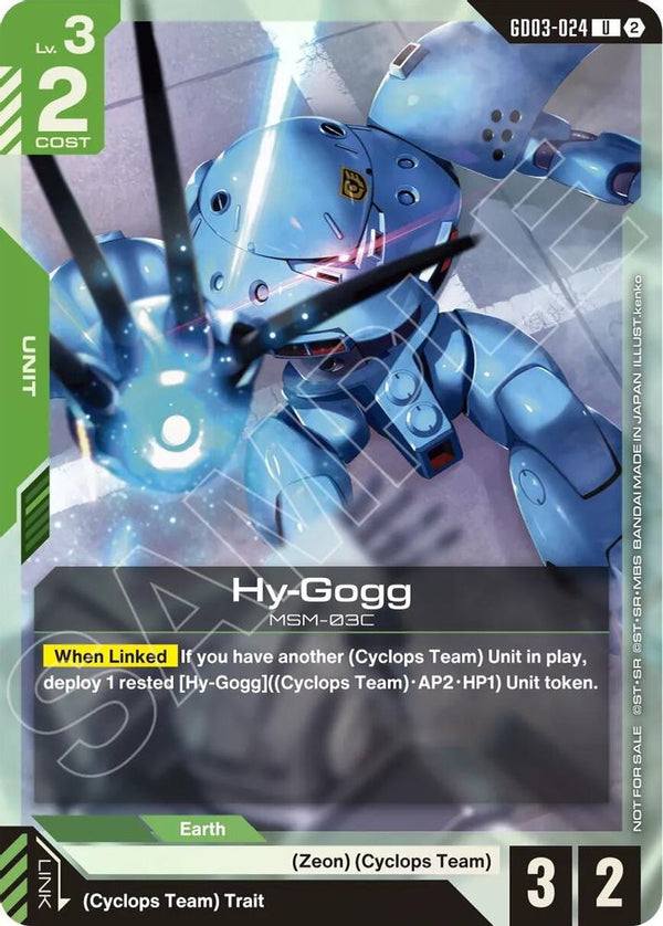 Hy-Gogg (Store Tournament Participation Pack 05) - GD03-024 - Uncommon