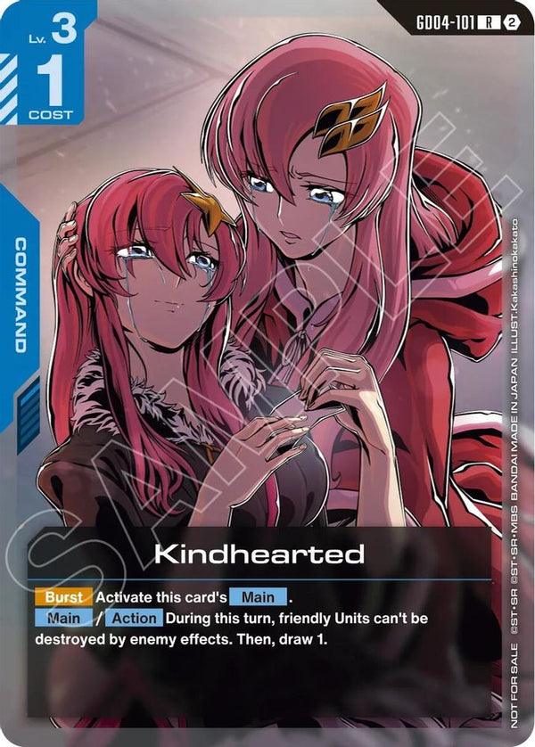 Kindhearted (Store Tournament Participation Pack 05) - GD04-101 - Rare