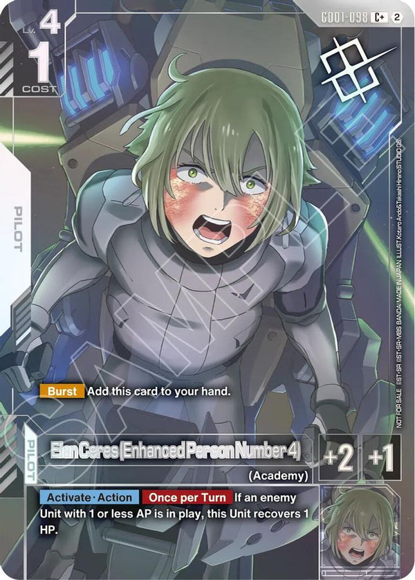 Elan Ceres (Enhanced Person Number 4) (Store Tournament Winner Pack 05) - GD01-098 - Common+