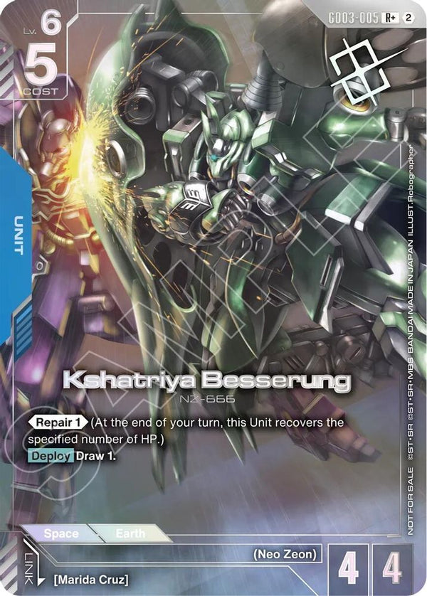 Kshatriya Besserung (Store Tournament Winner Pack 05) - GD03-005 - Rare+