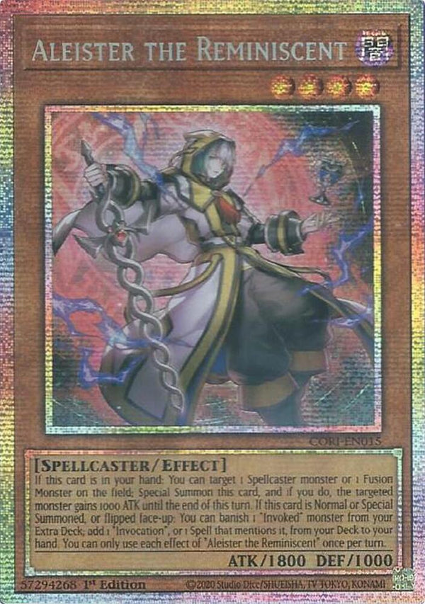 Aleister the Reminiscent - CORI-EN015 - Starlight Rare - 1st Edition