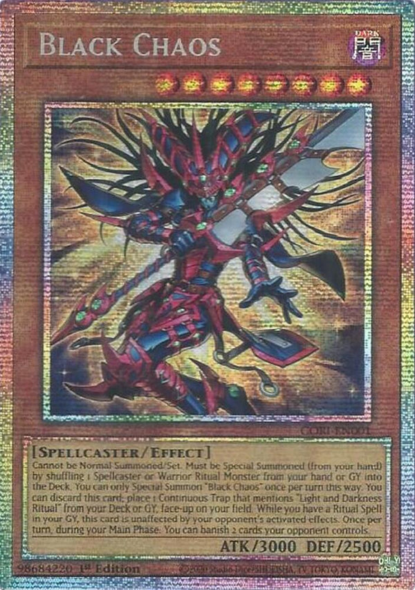 Black Chaos - CORI-EN001 - Starlight Rare - 1st Edition