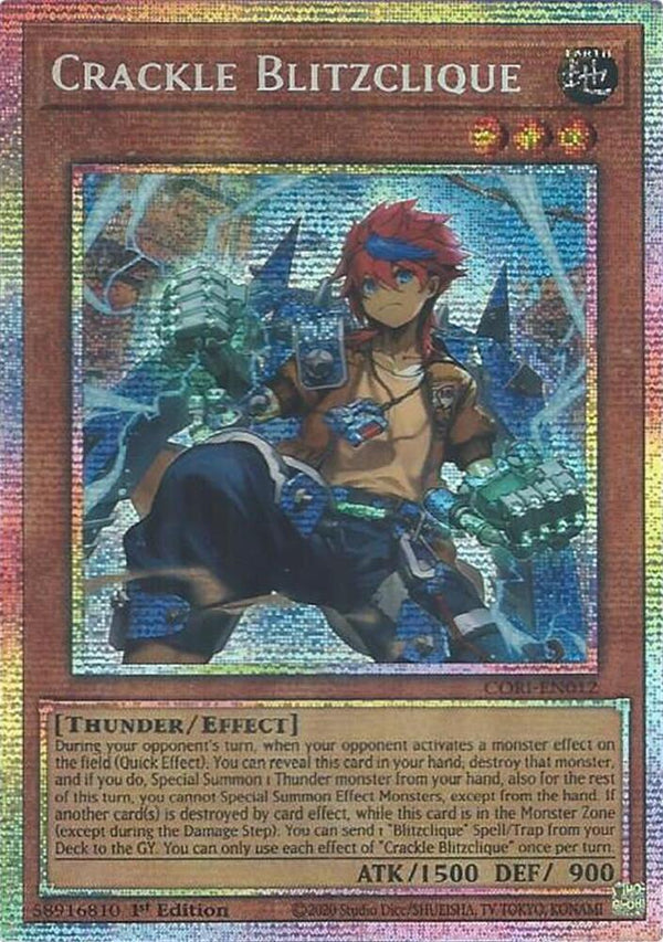 Crackle Blitzclique - CORI-EN012 - Starlight Rare - 1st Edition